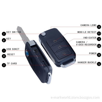 Car Key Camera Long Time Recoring